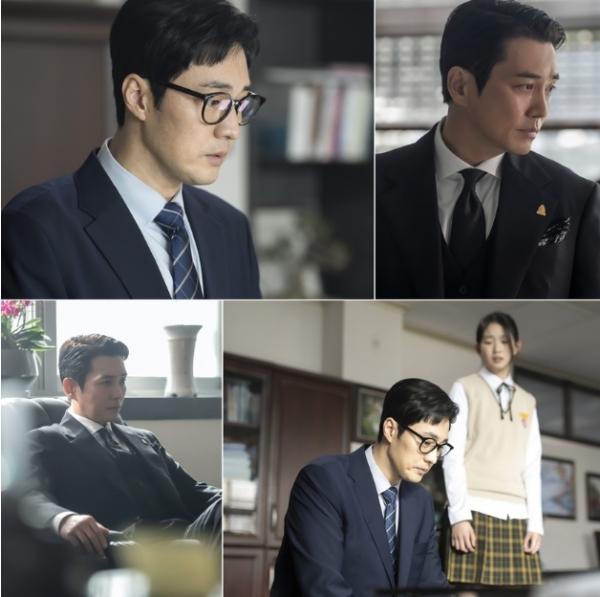 [SBS 김부장] ＂딸을 위해서라면 자존심도 필요 없는 게 아빠다!＂ 소지섭, 딸 보는 앞 주상욱에게 굴욕당했다! 처연한 ‘교무실 무릎 꿇기’ 현장! 기사 이미지